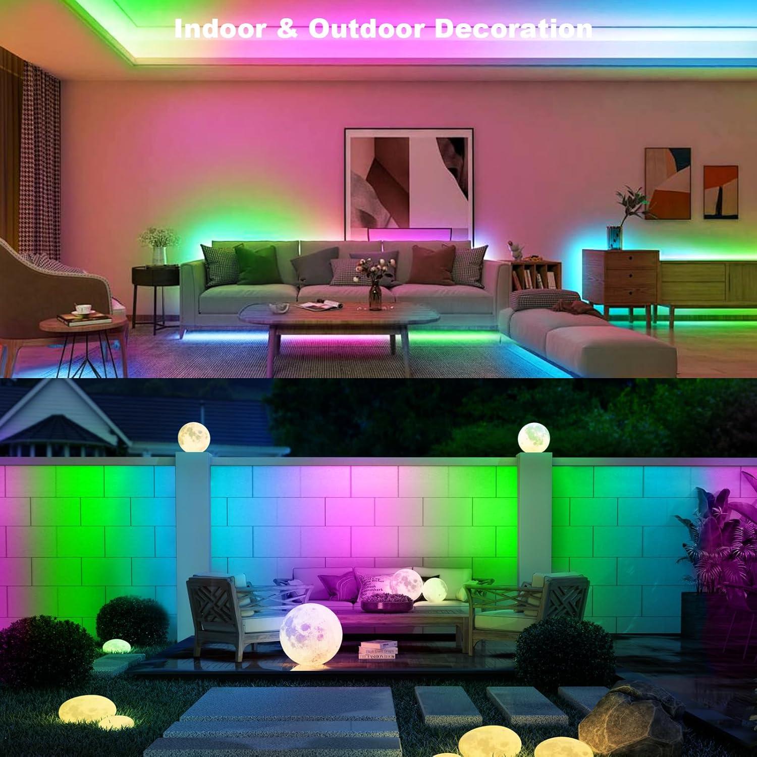 Luces de tira LED 3m SMART DIRECT con control remoto Multicolor
