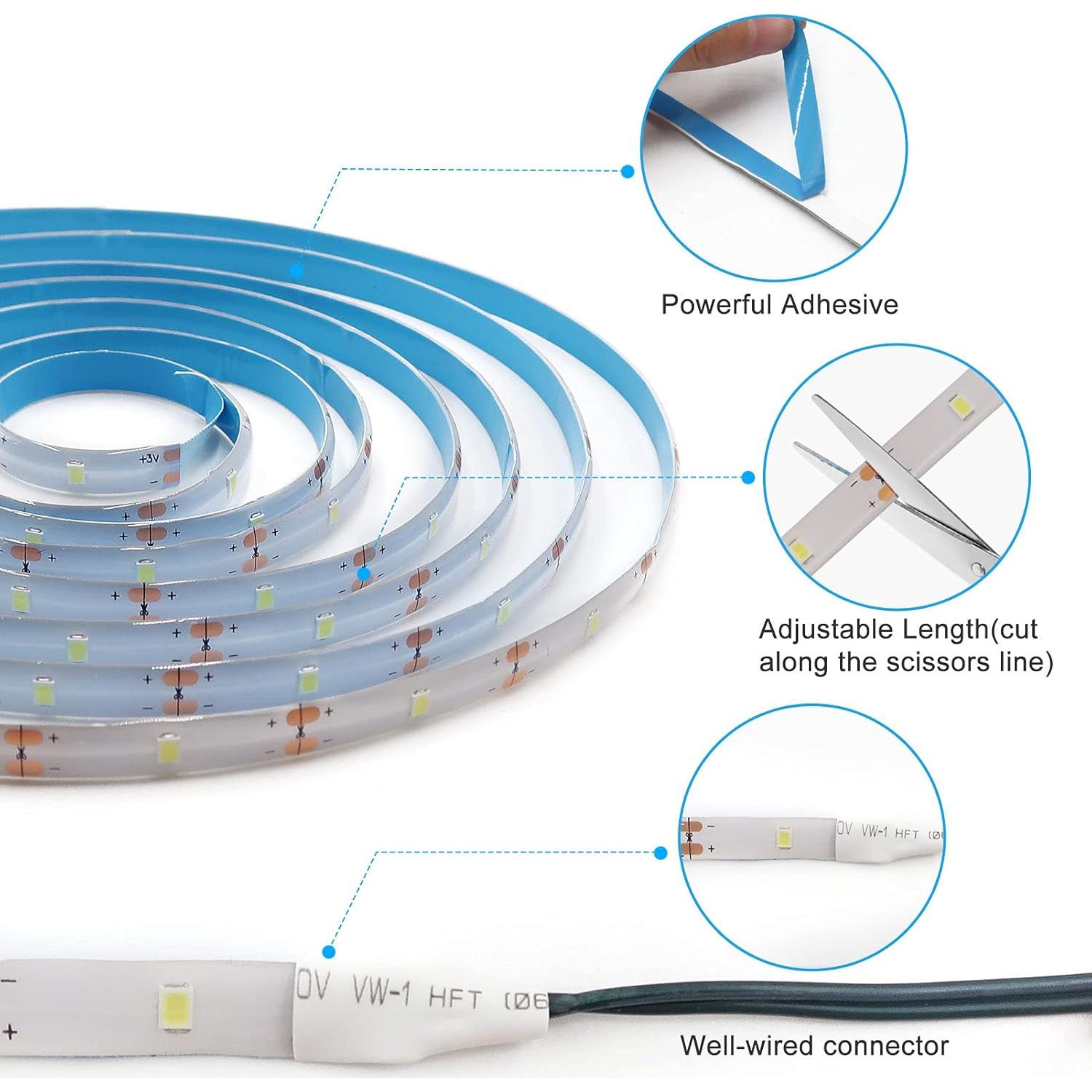 Luces de tira LED 3m SMART DIRECT con control remoto Multicolor