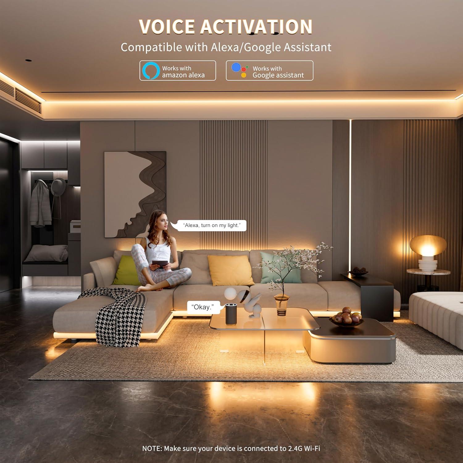 Tira de Luz LED COB CCT PAUTIX 5m 2700K-6500K Regulable