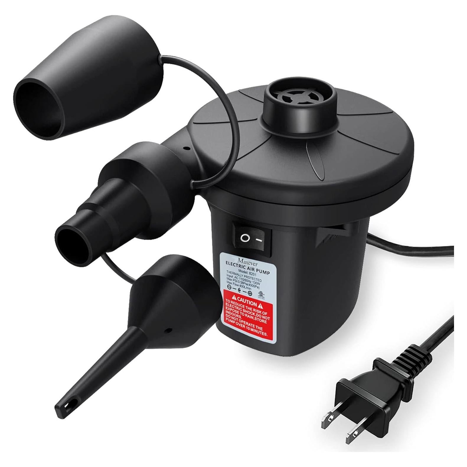 Bomba de aire eléctrica MAXEVER 8201 400L/min portátil