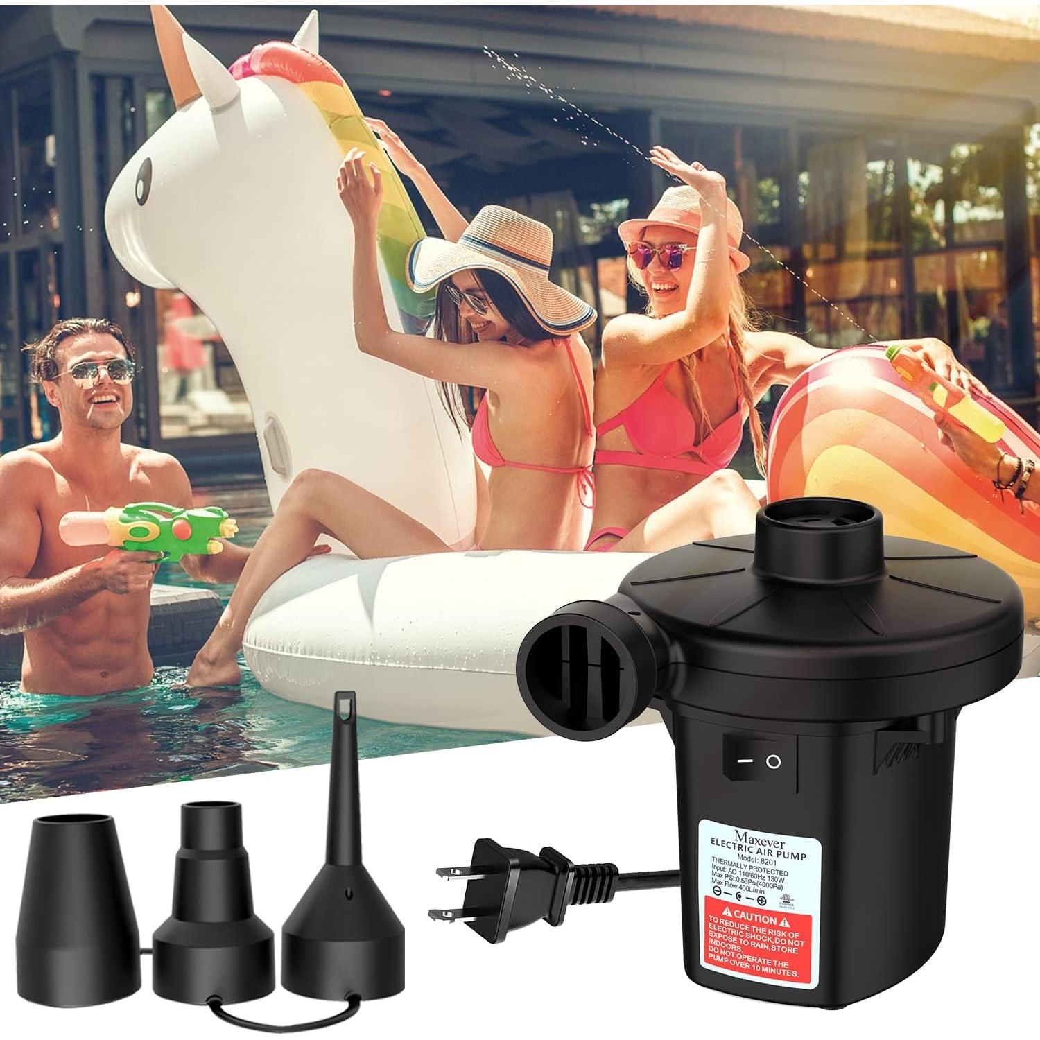 Bomba de aire eléctrica MAXEVER 8201 400L/min portátil