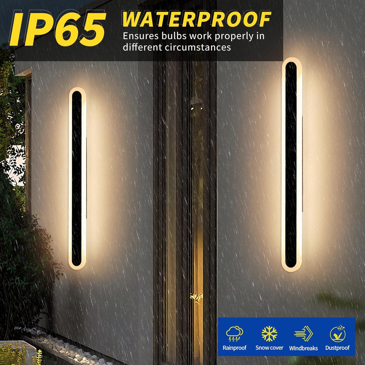 Aplique de Pared Exterior LED Daoseolo 120cm 3 Colores IP65