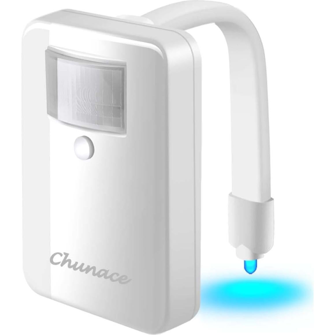 Luz Nocturna para Inodoro Chunace con Sensor de Movimiento, 16 Colores