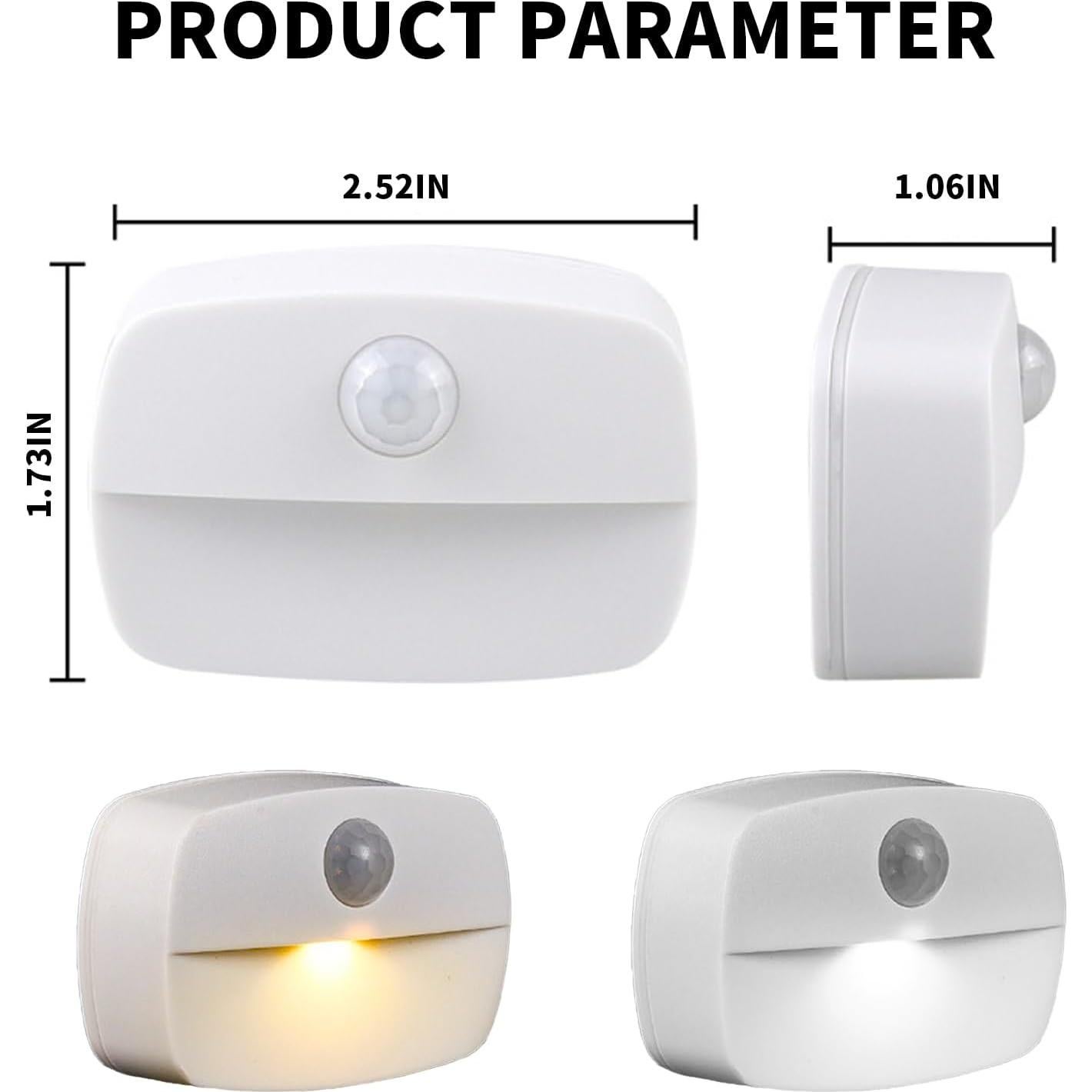 Paquete de 3 Luces LED con Sensor de Movimiento YXYXY 100 Lúmenes