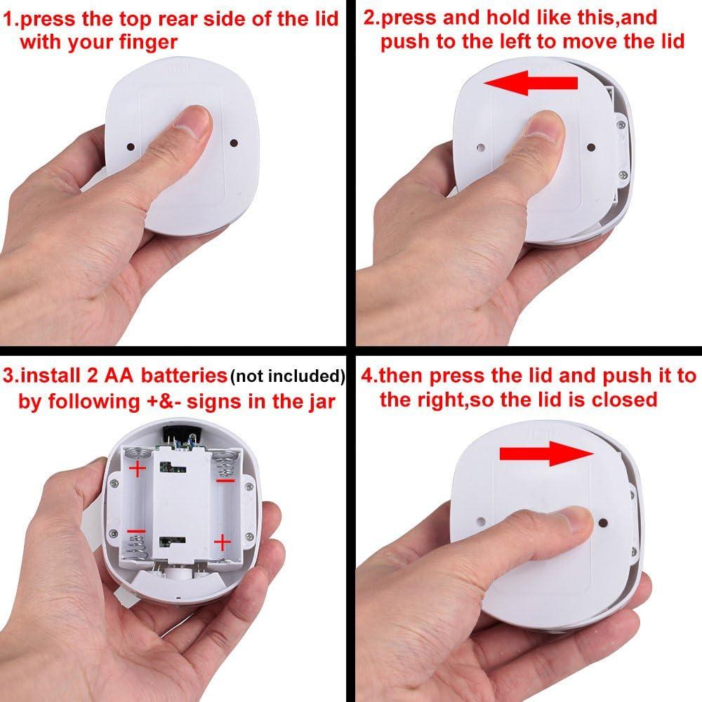 Luz Nocturna LED OriGlam con Sensor de Movimiento para Baño