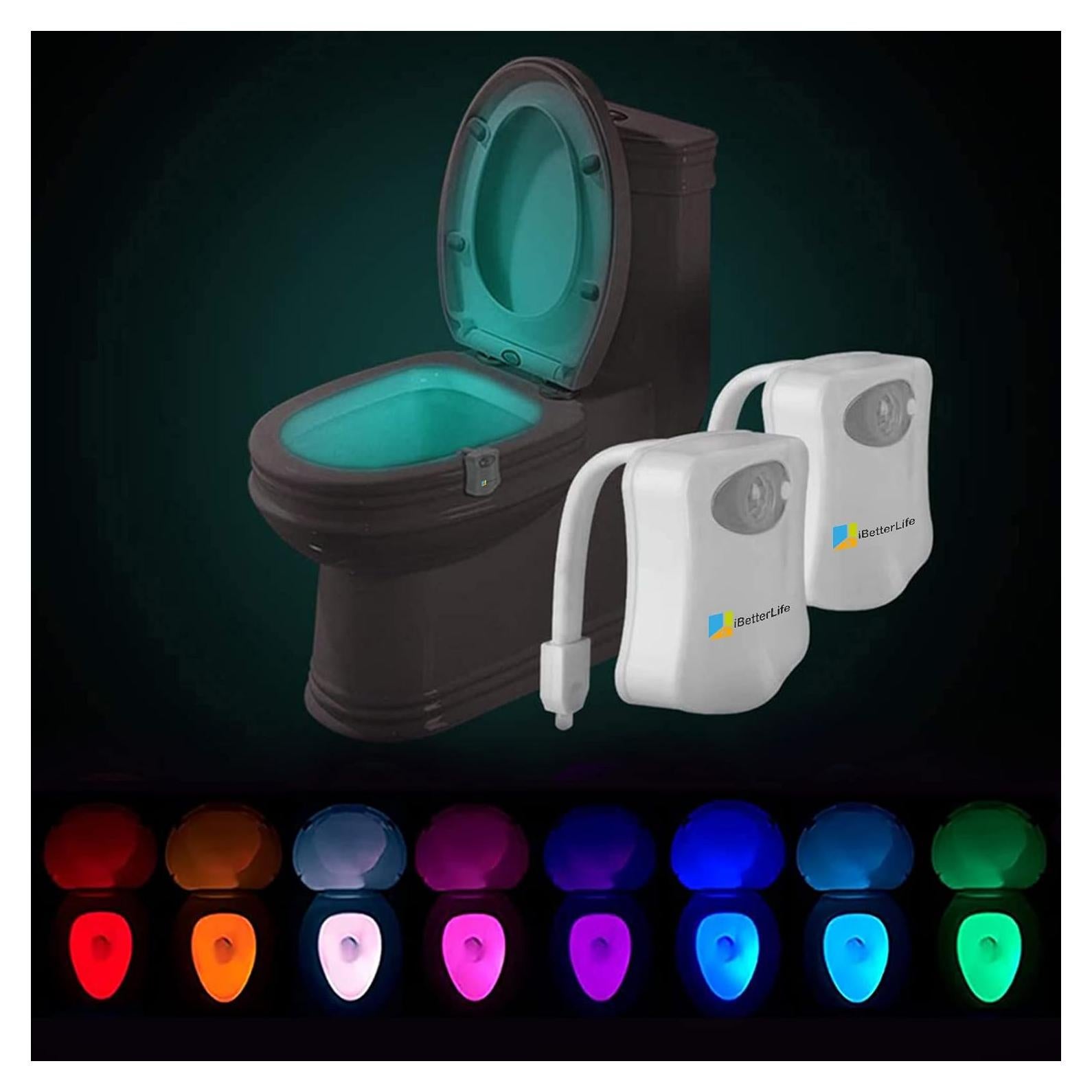 Luz Nocturna de Inodoro iBetterLife con Sensor LED 2 Pack