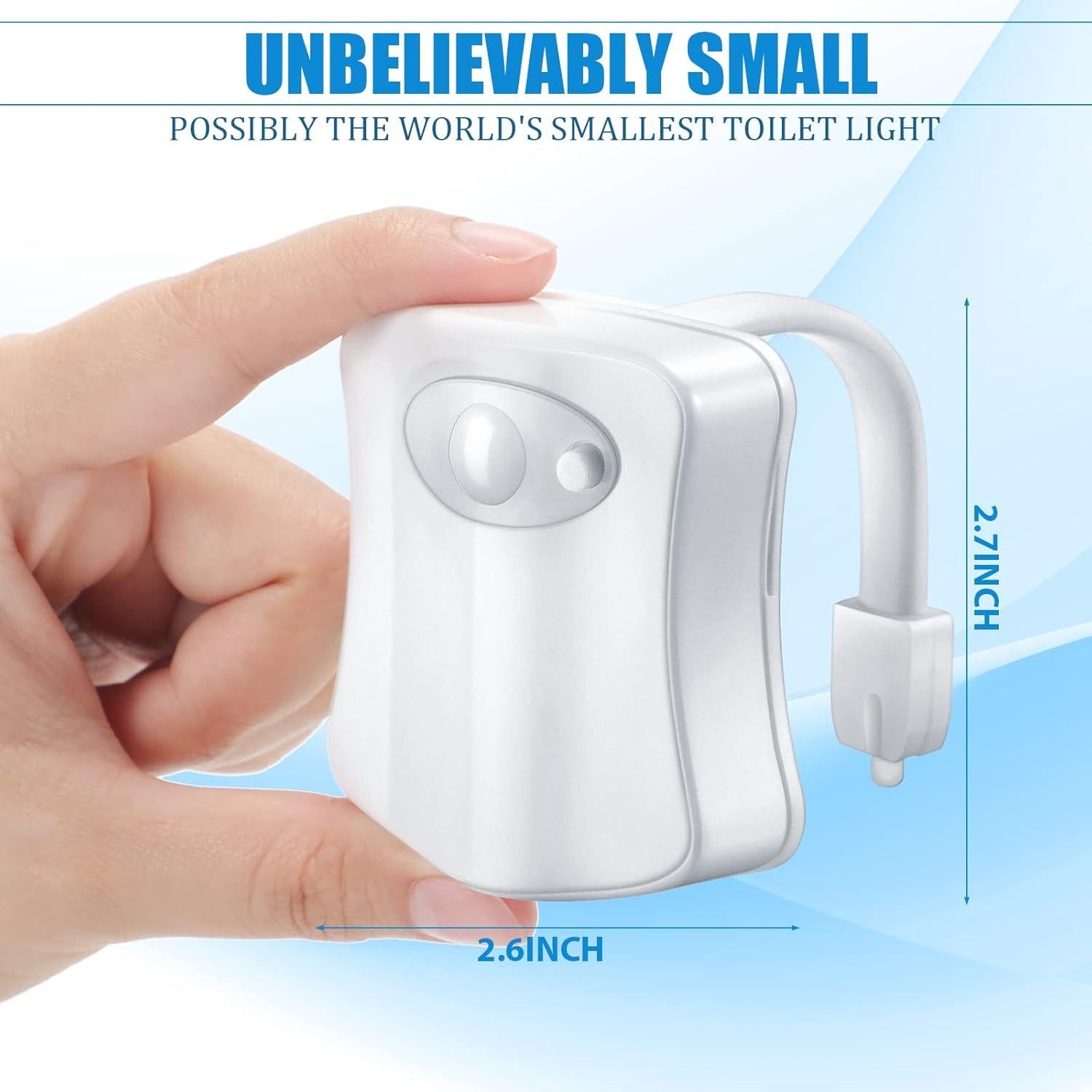 Luz Nocturna para Inodoro Honoson 15 Paquetes 16 Colores LED