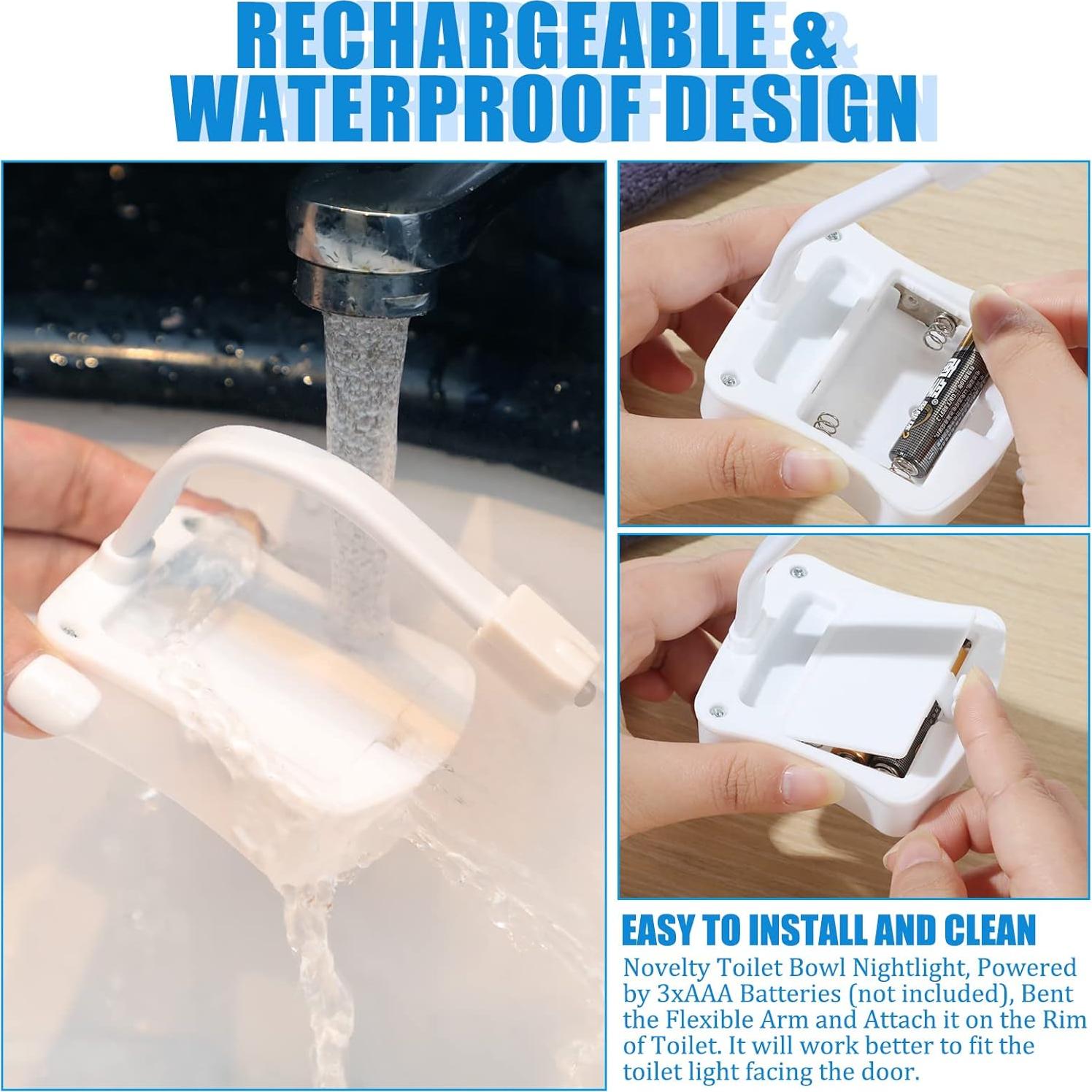 Luz Nocturna para Inodoro Honoson 15 Paquetes 16 Colores LED