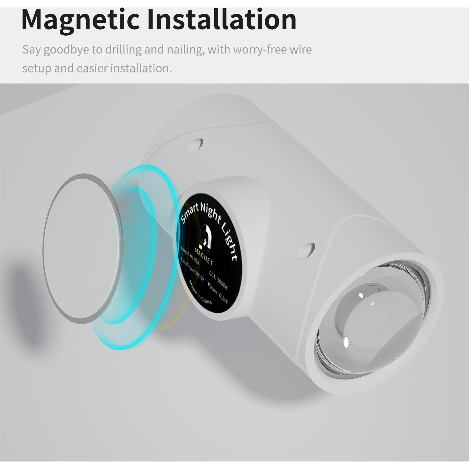 Luz Nocturna con Sensor de Movimiento Shilin USB Tipo-C 11cm