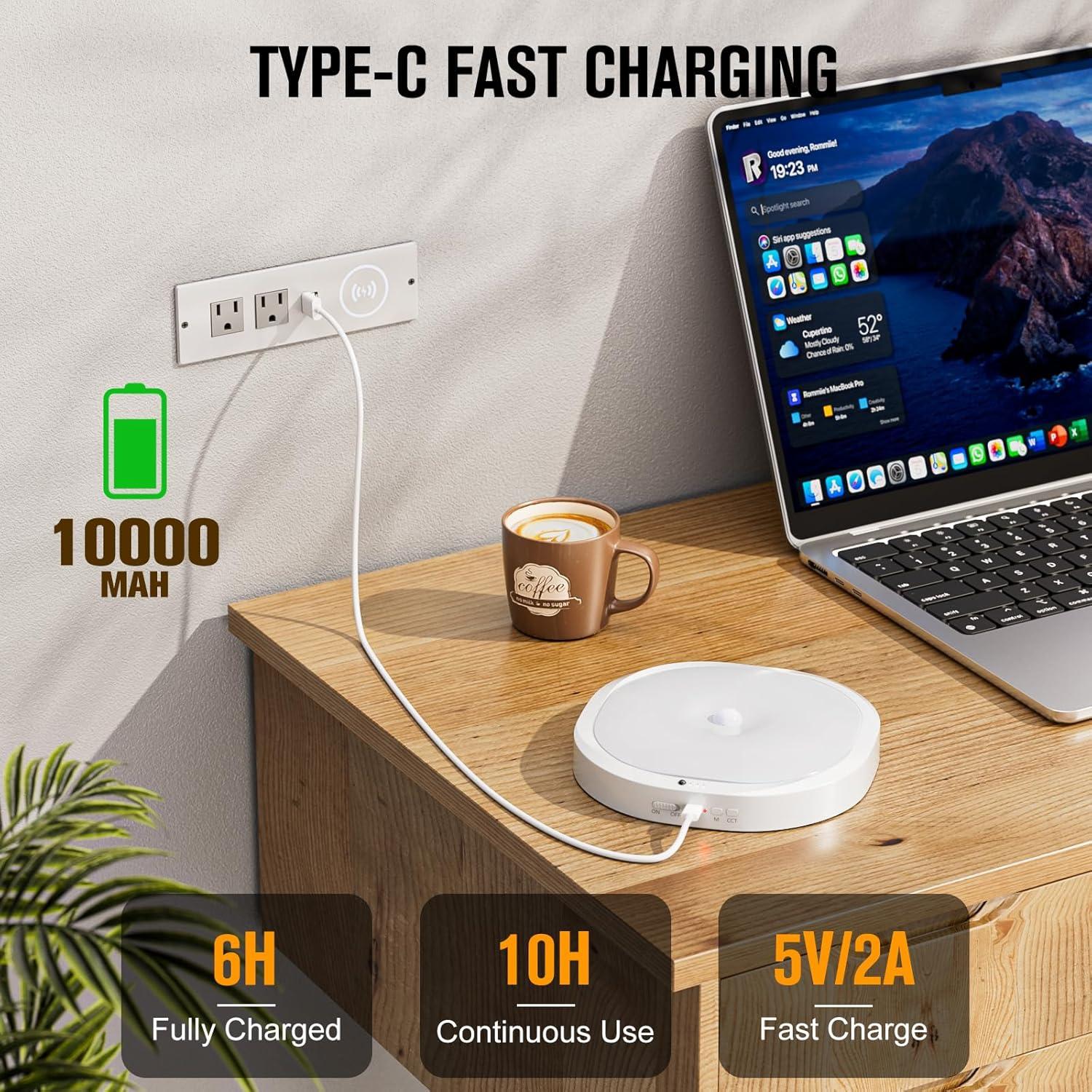 Luz de Techo Recargable RIRIBEN con Sensor de Movimiento 10000mAh