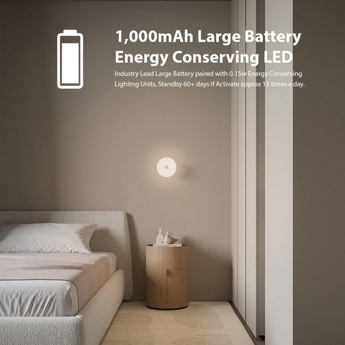 Luz Nocturna Inteligente WhilsTec con Sensor de Movimiento 2-Pack