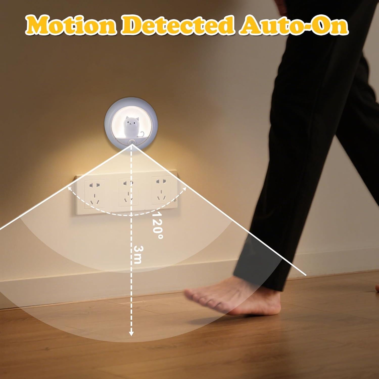 Luz de Movimiento Magnética Attivolife, LED Recargable 7.9cm