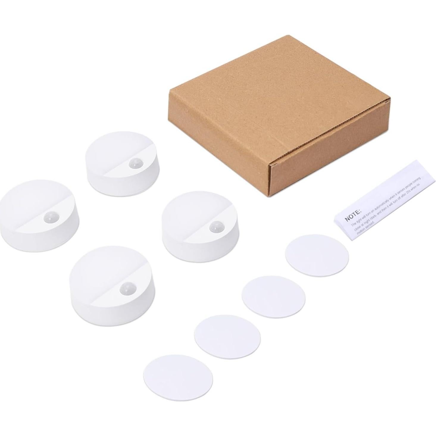 Luz de Sensor de Movimiento AMIR LED Inalámbrica 4 Piezas