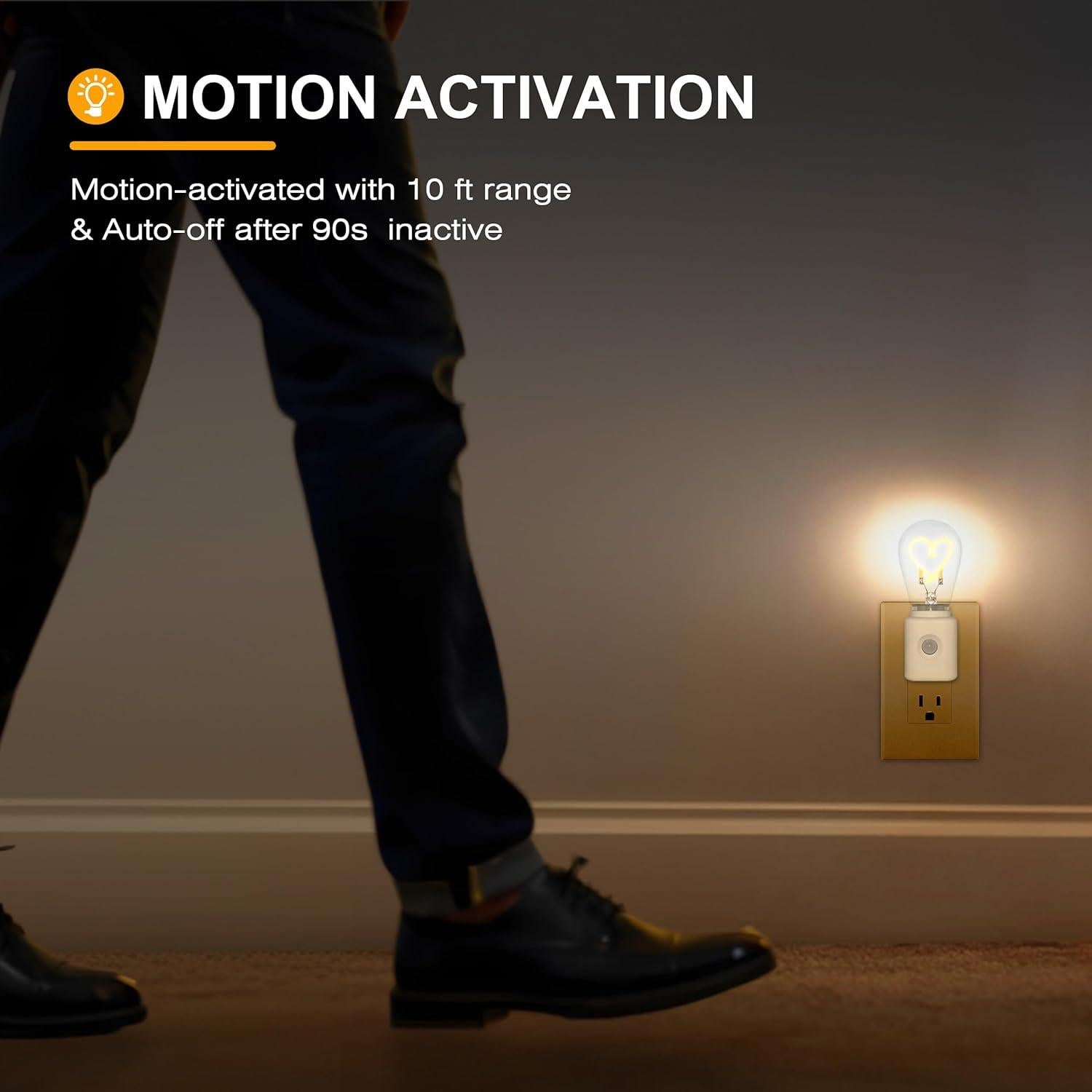 Luz Nocturna LED LUMILECT con Sensor de Movimiento 1W