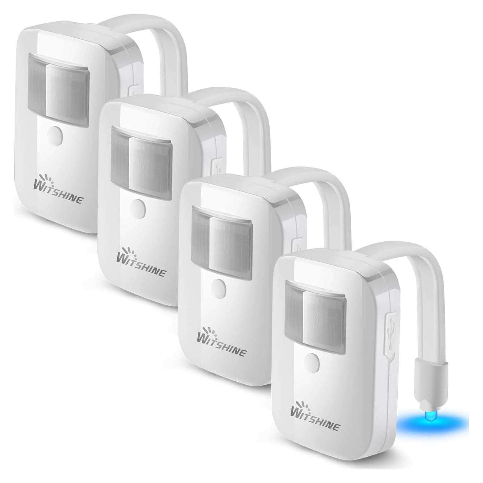 Luz de Inodoro Witshine con Sensor de Movimiento 4 Pack LED