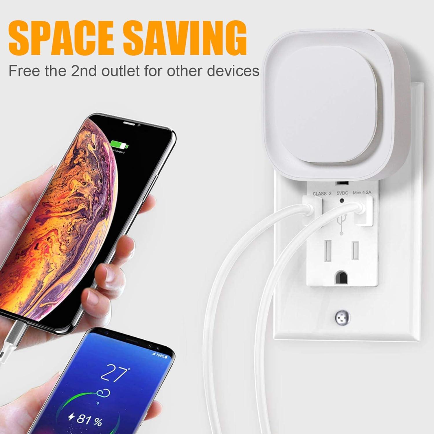 Paquete de 6 luces nocturnas YUNLEX regulables con sensor