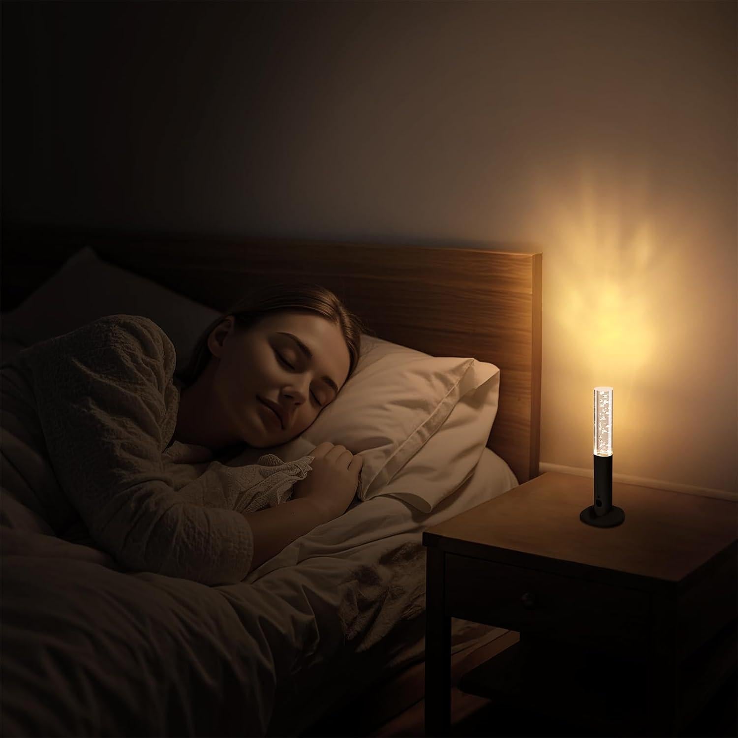 Luz Nocturna con Sensor de Movimiento HAANGWAN Madera Nogal