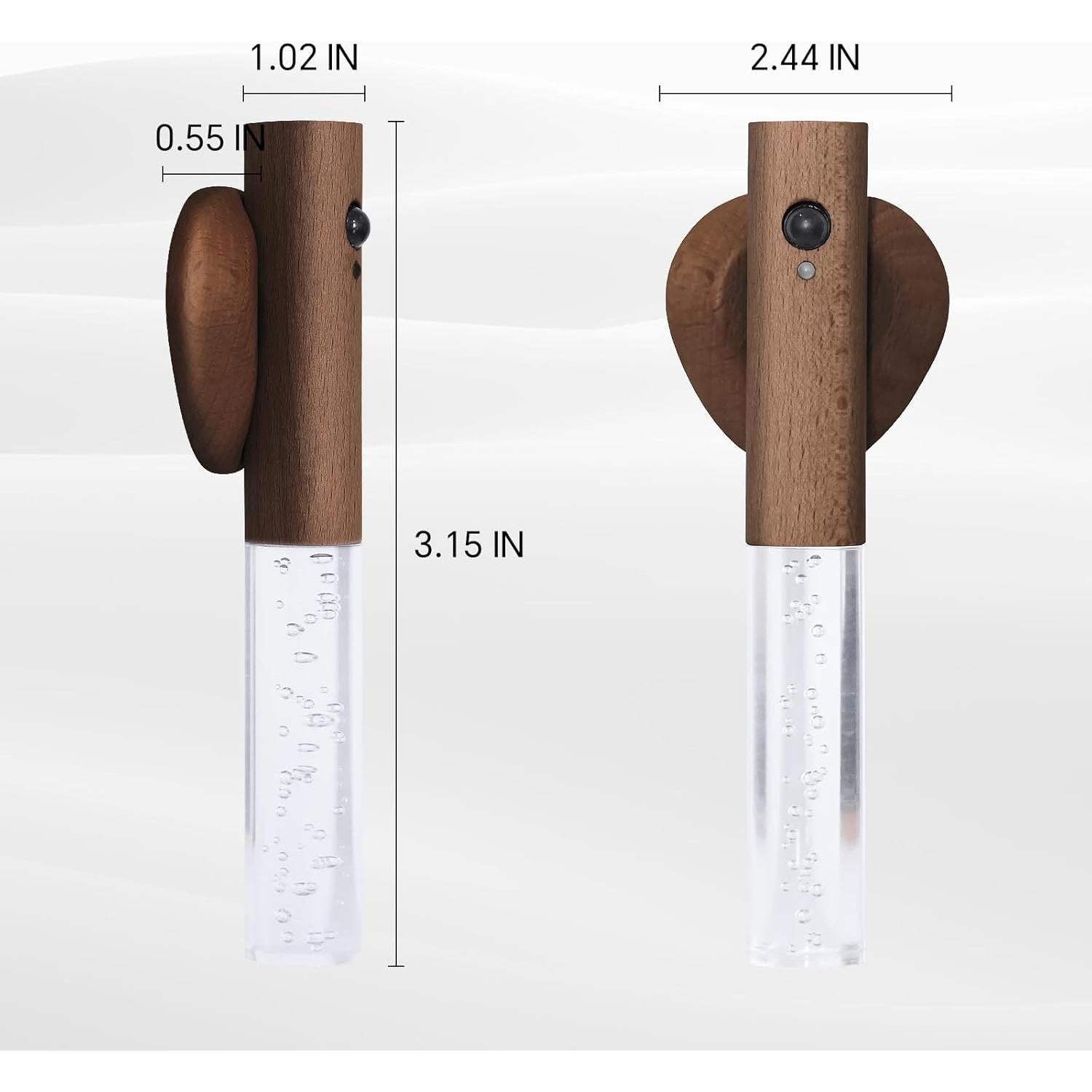 Luz Nocturna con Sensor de Movimiento HAANGWAN Madera Nogal