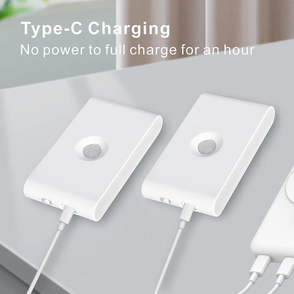 Luz Nocturna Recargable Pendtlit 4 Pack con Sensor de Movimiento