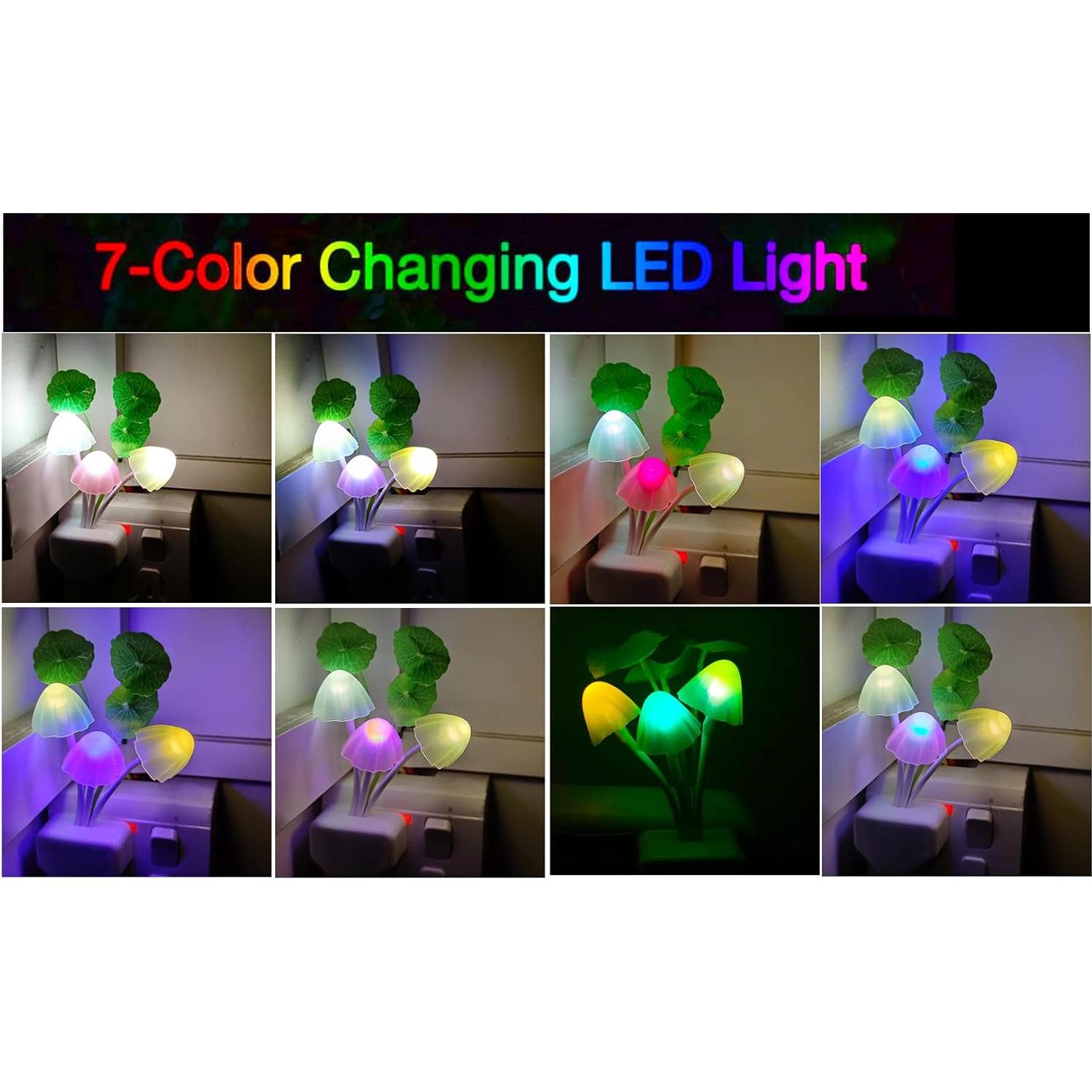 Luz Nocturna LED AUSAYE Hoja de Loto 6 Piezas 12cm