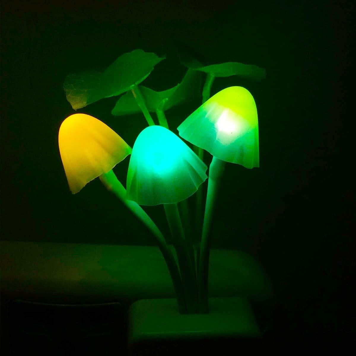 Luz Nocturna LED AUSAYE Hoja de Loto 6 Piezas 12cm