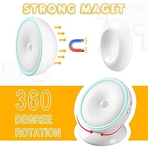 Kathfly 2 Luces Nocturnas LED con Sensor de Movimiento Batería