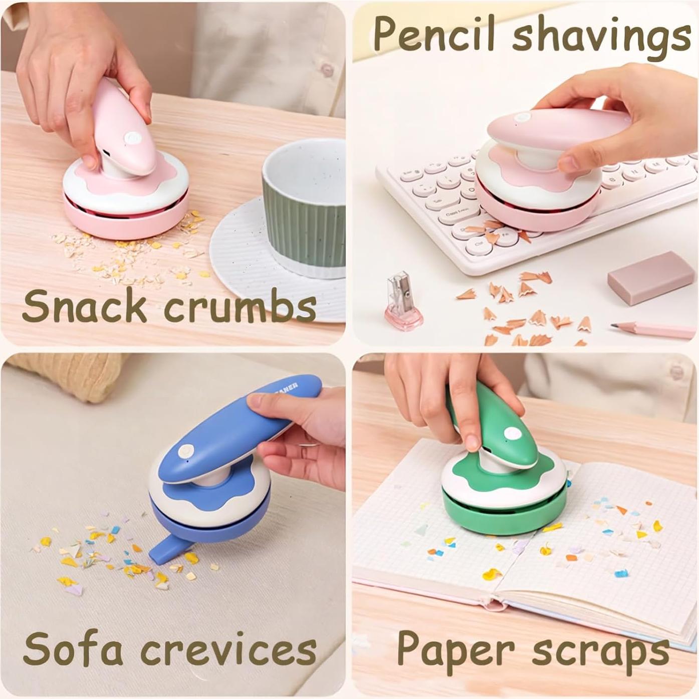 Aspiradora de Escritorio Genérico Rosa Inalámbrica 1200mAh