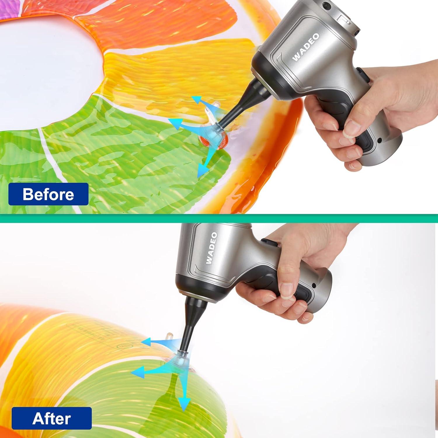 Aspiradora de Mano WADEO Inalámbrica 9000PA 4-en-1 Plata