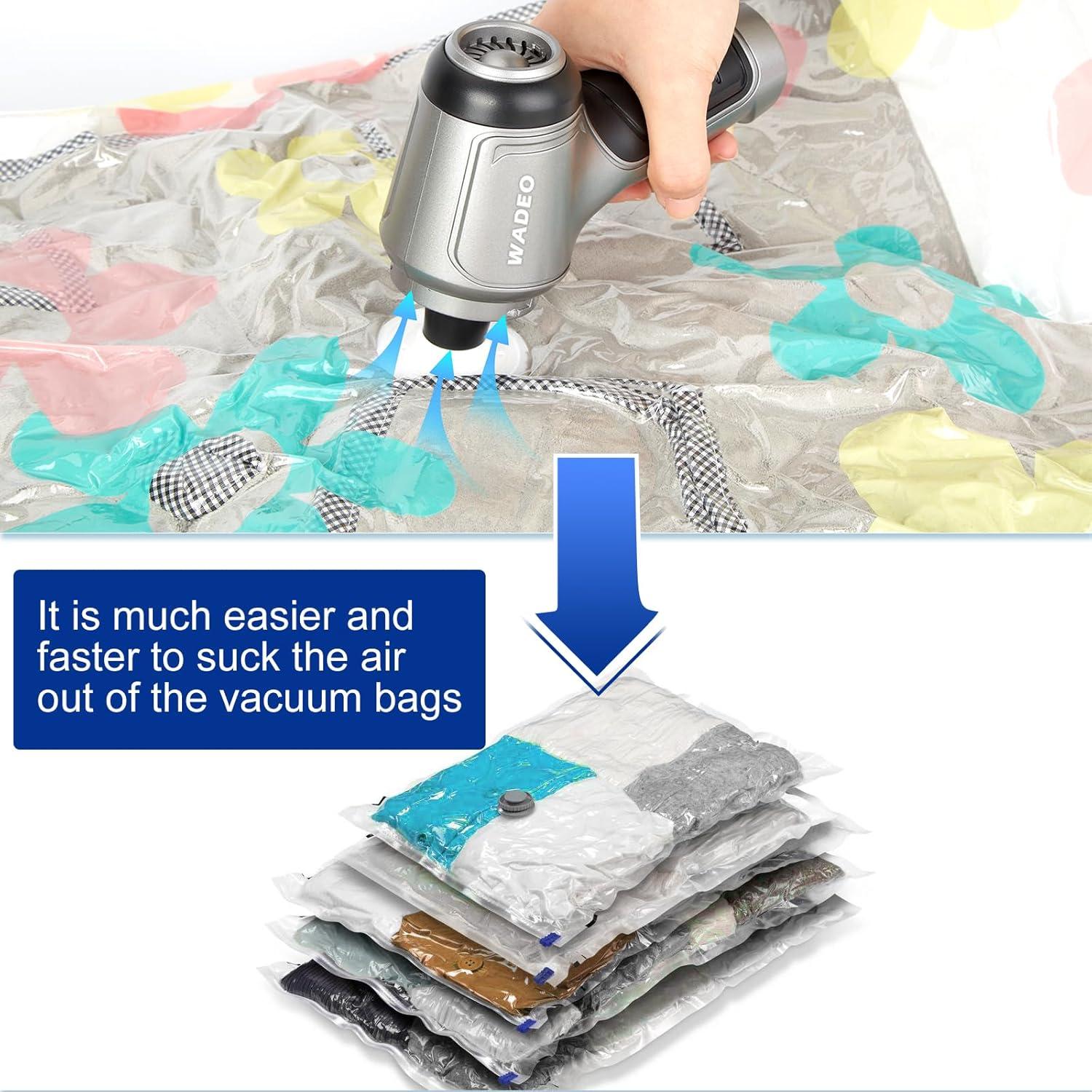 Aspiradora de Mano WADEO Inalámbrica 9000PA 4-en-1 Plata