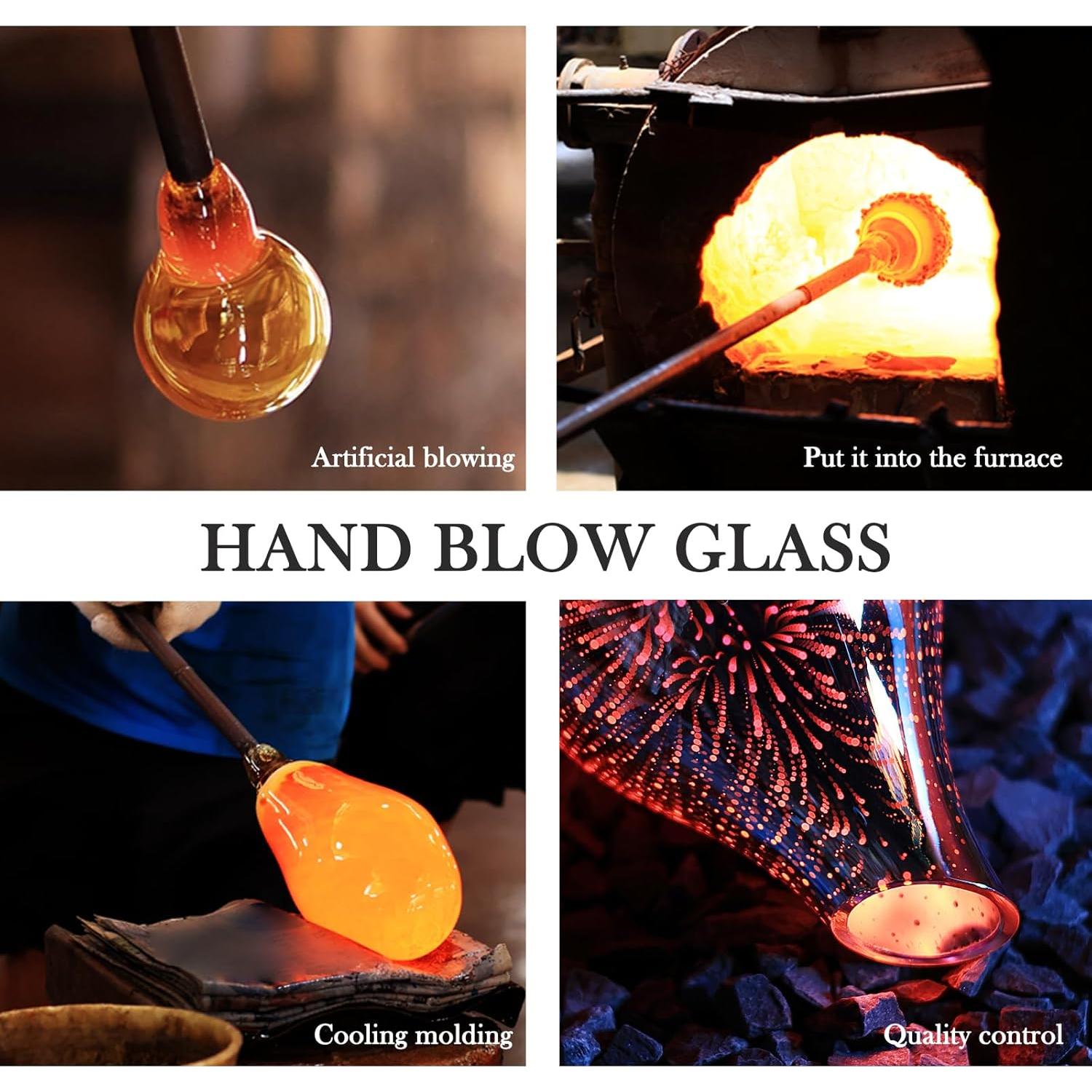 Difusor de Aceite Esencial Porseme 150ml Vidrio LED 7 Colores