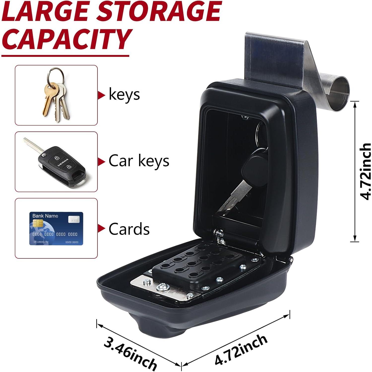 Caja de bloqueo para ventana de coche Lifronkit negra