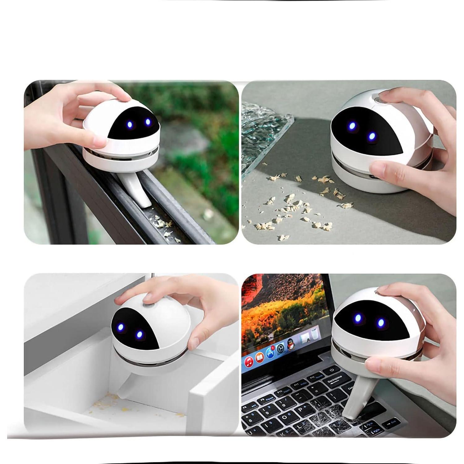 Limpiador de Aspiradora de Escritorio FLUSTDER USB 1200mAh