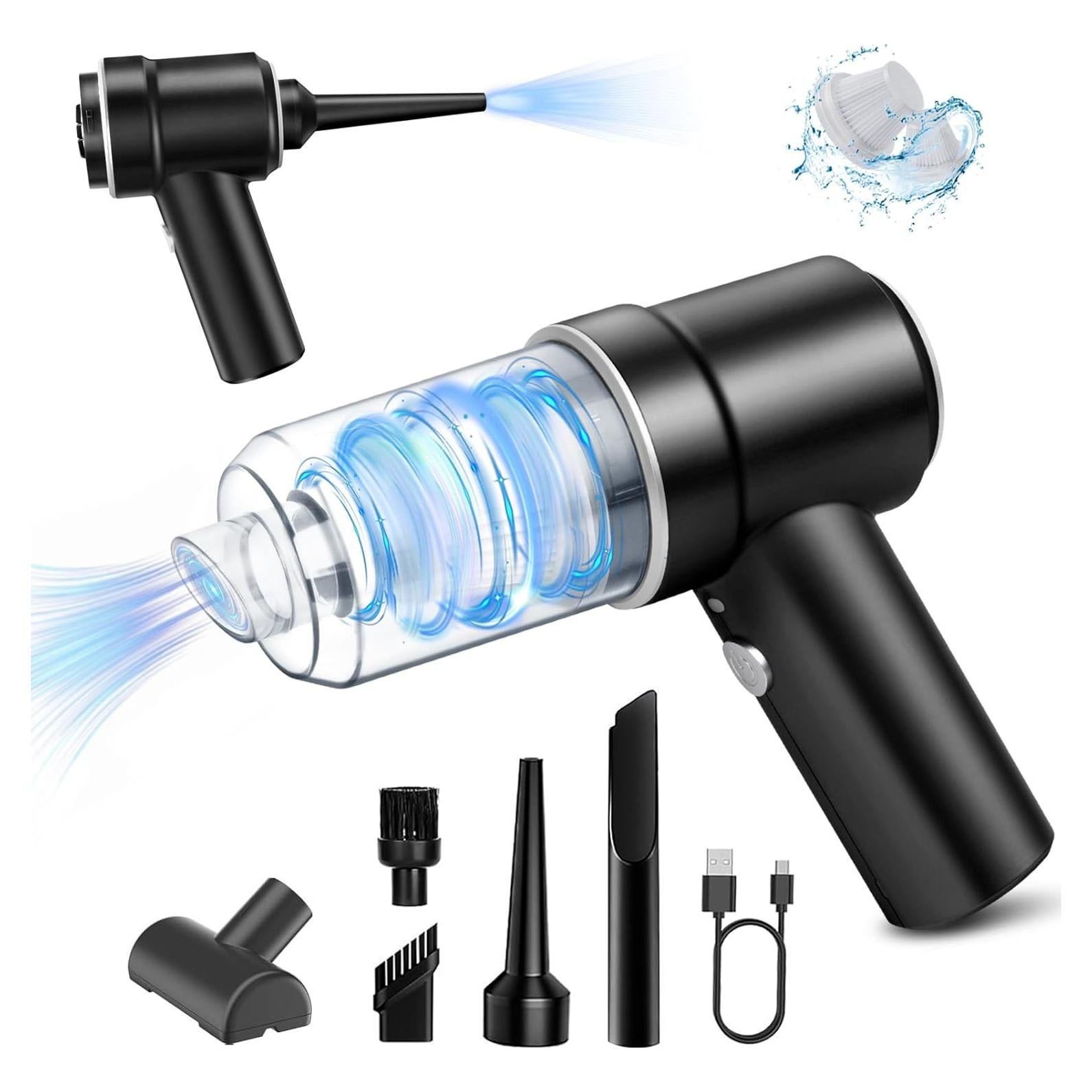 Aspiradora de Mano Inalámbrica AOLWEEC 120W 9000PA Negra