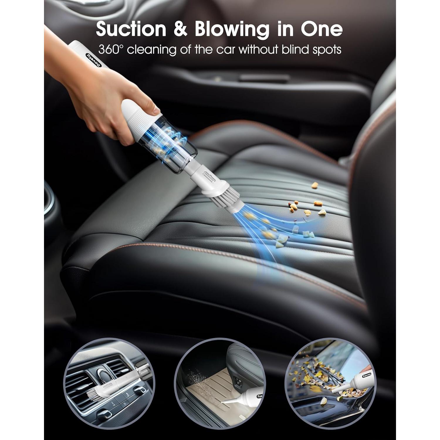 Aspiradora Portátil Inalámbrica Dovety GV06WH 21000PA 5 en 1