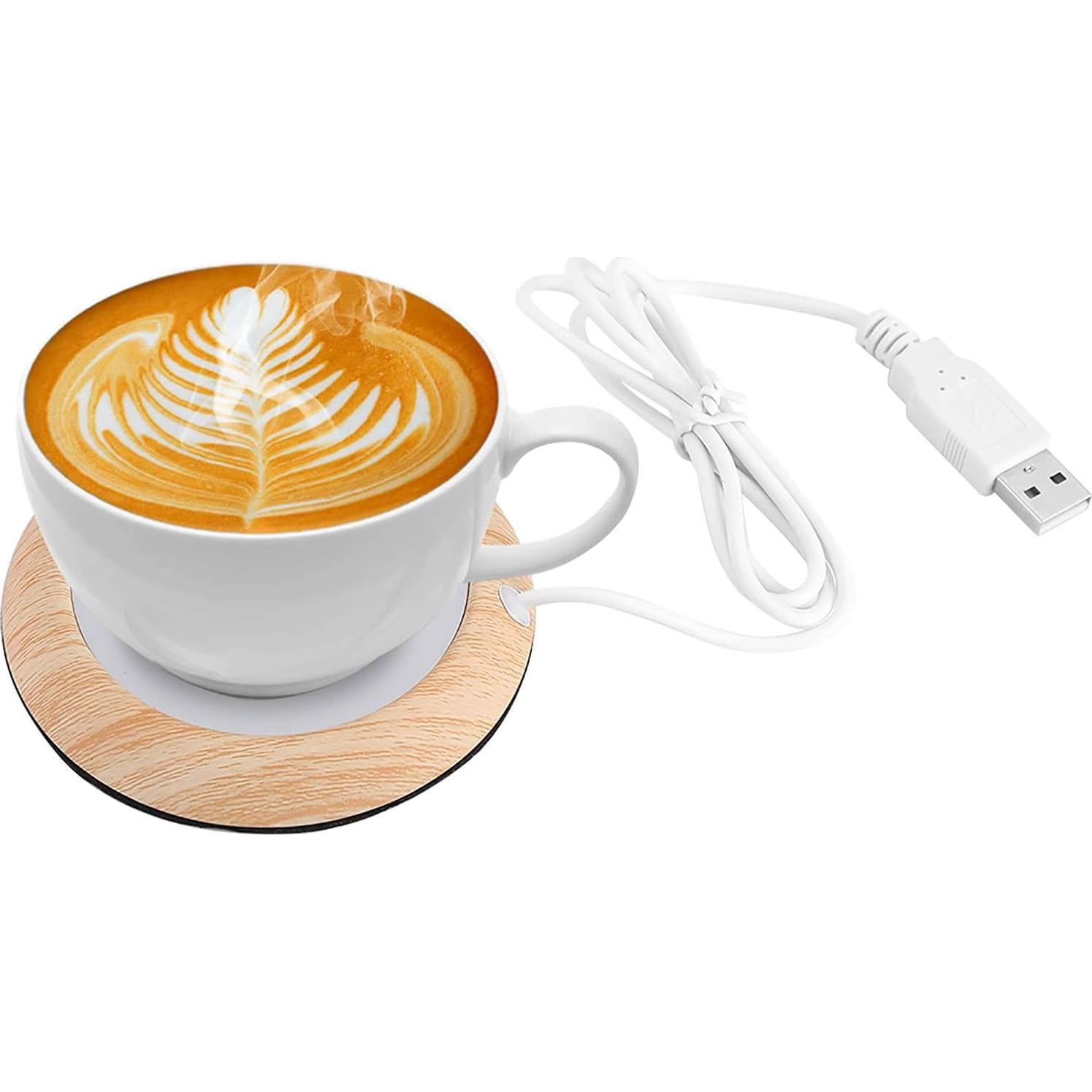 Calentador de Tazas USB Omabeta de Madera 5W 12.5cm