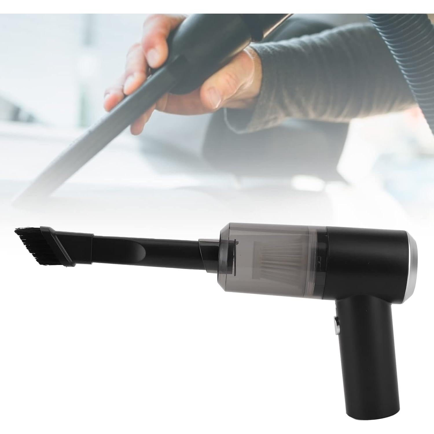 Aspiradora de Mano Inalámbrica SeenHum 5500Pa 2000mAh Negra