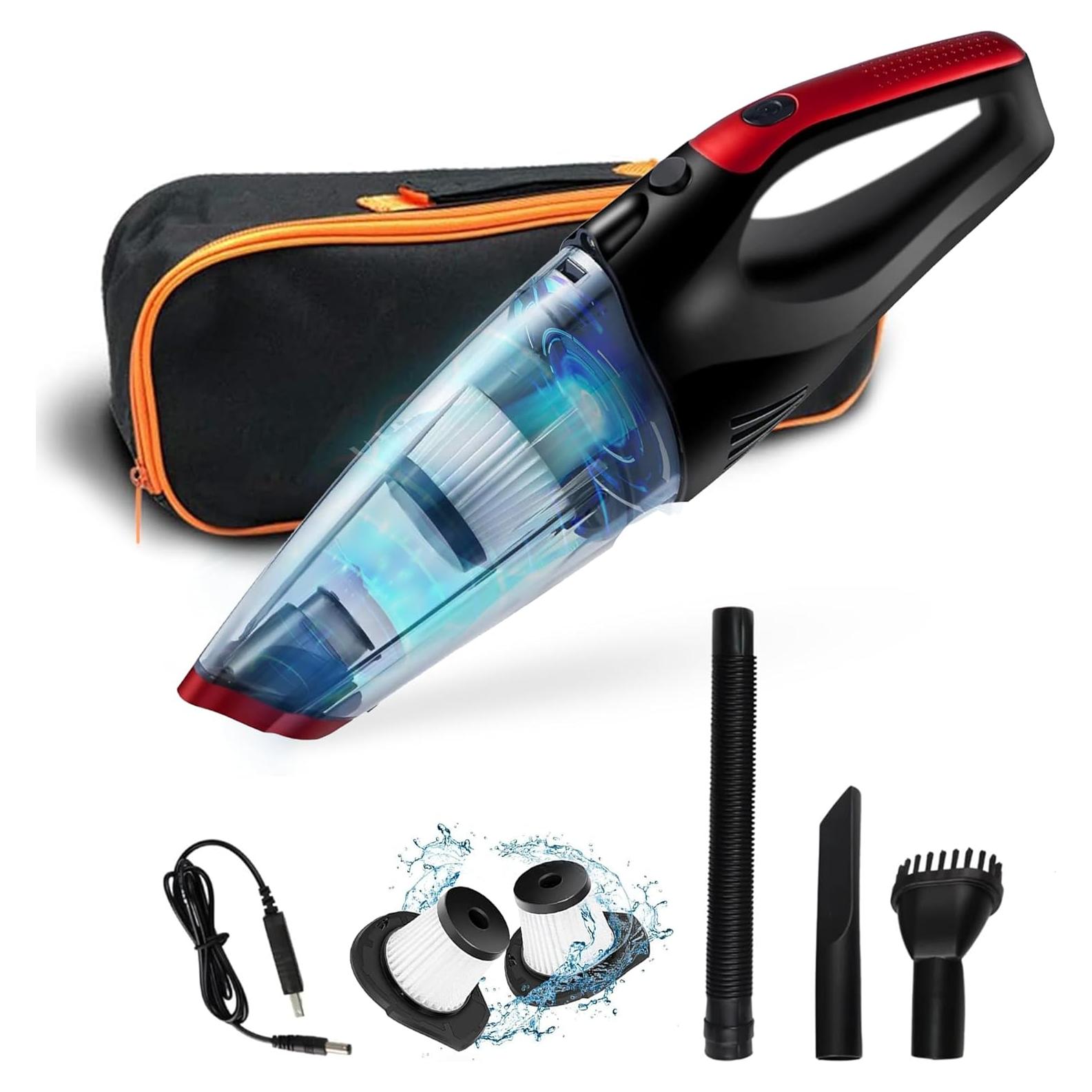 Aspiradora Inalámbrica Genérico 120W 6200PA para Coche y Hogar