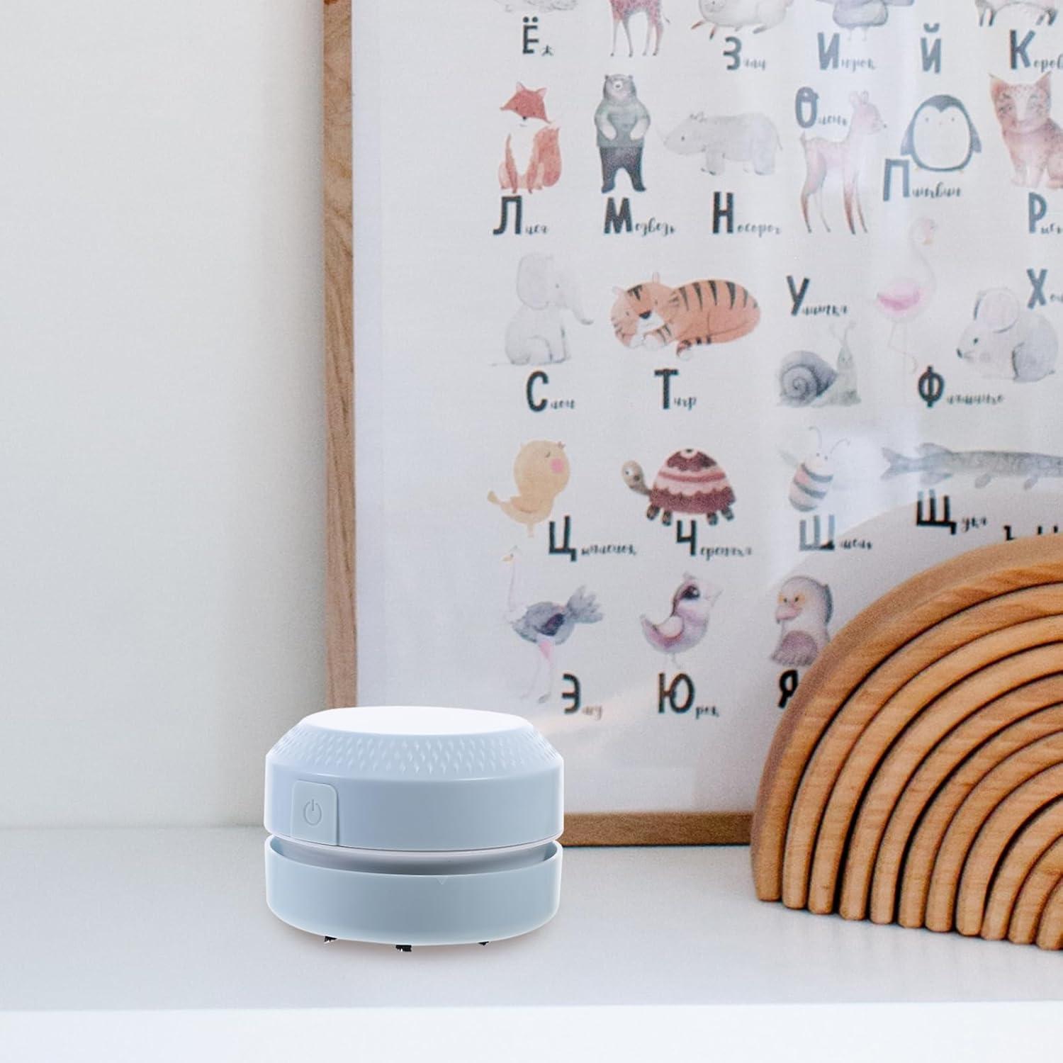 Aspiradora Mini Portátil ELAYARD Azul para Escritorio 8.5cm