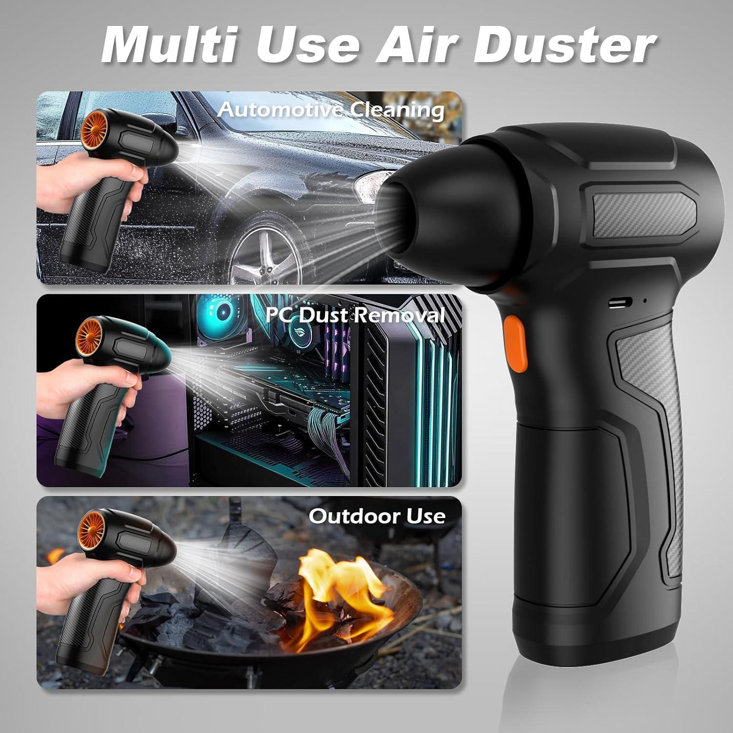 Soplador de Aire Eléctrico Tomzio 200,000 RPM Naranja