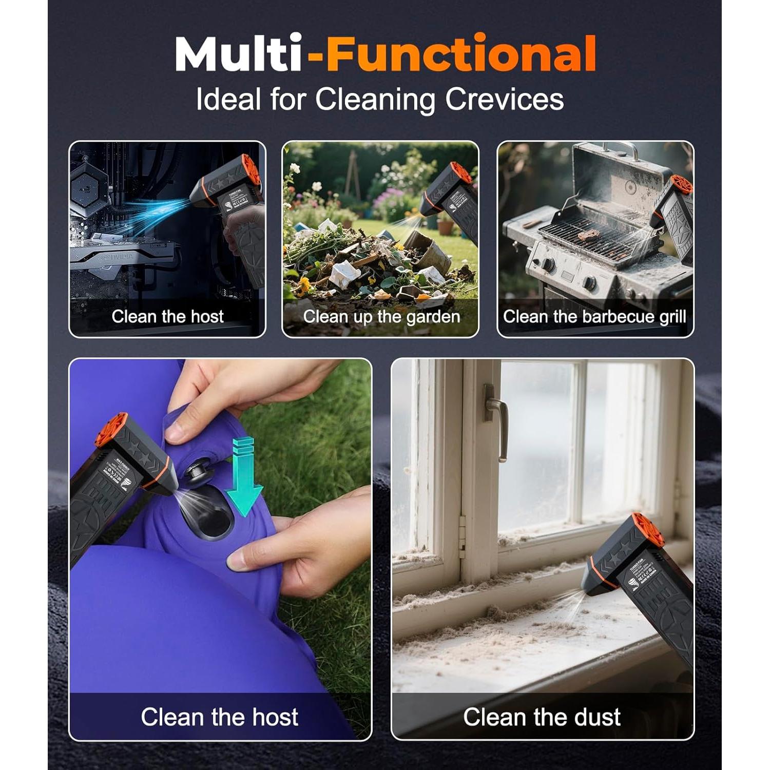 Soplador de Aire Eléctrico Rilicco X50 260000 RPM Ajustable