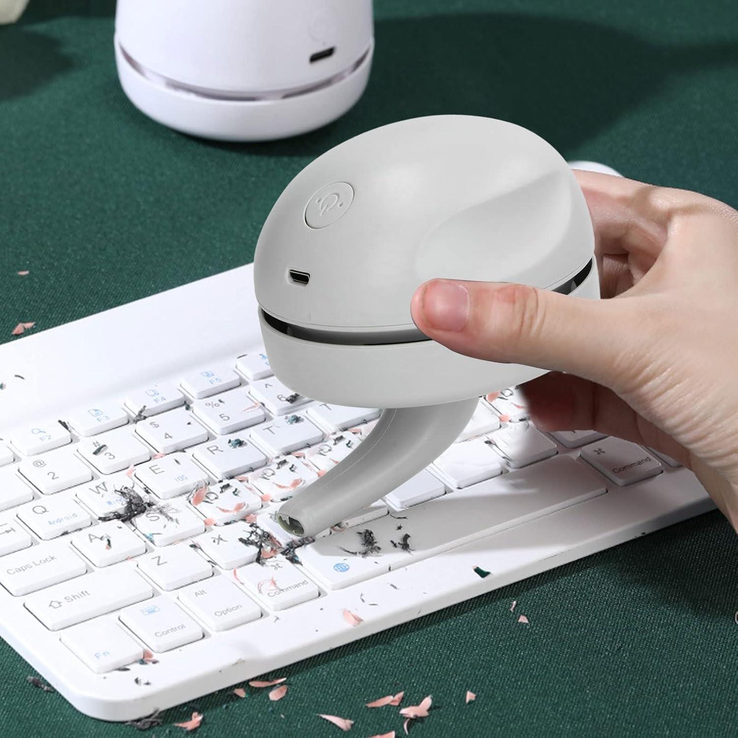 Mini Aspiradora de Escritorio UPQRSG Inalámbrica USB 500mAh