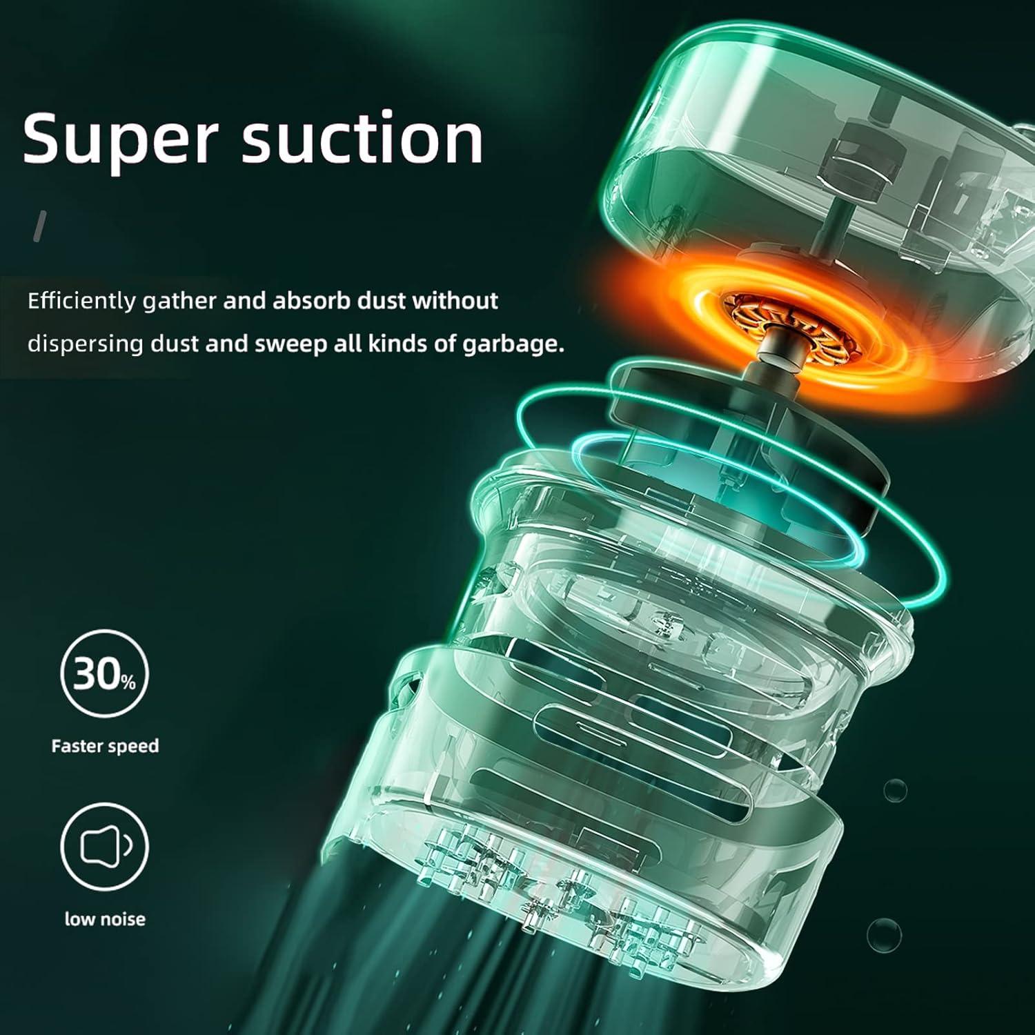 Aspiradora de Escritorio LiebeWH USB Recargable 1400mAh