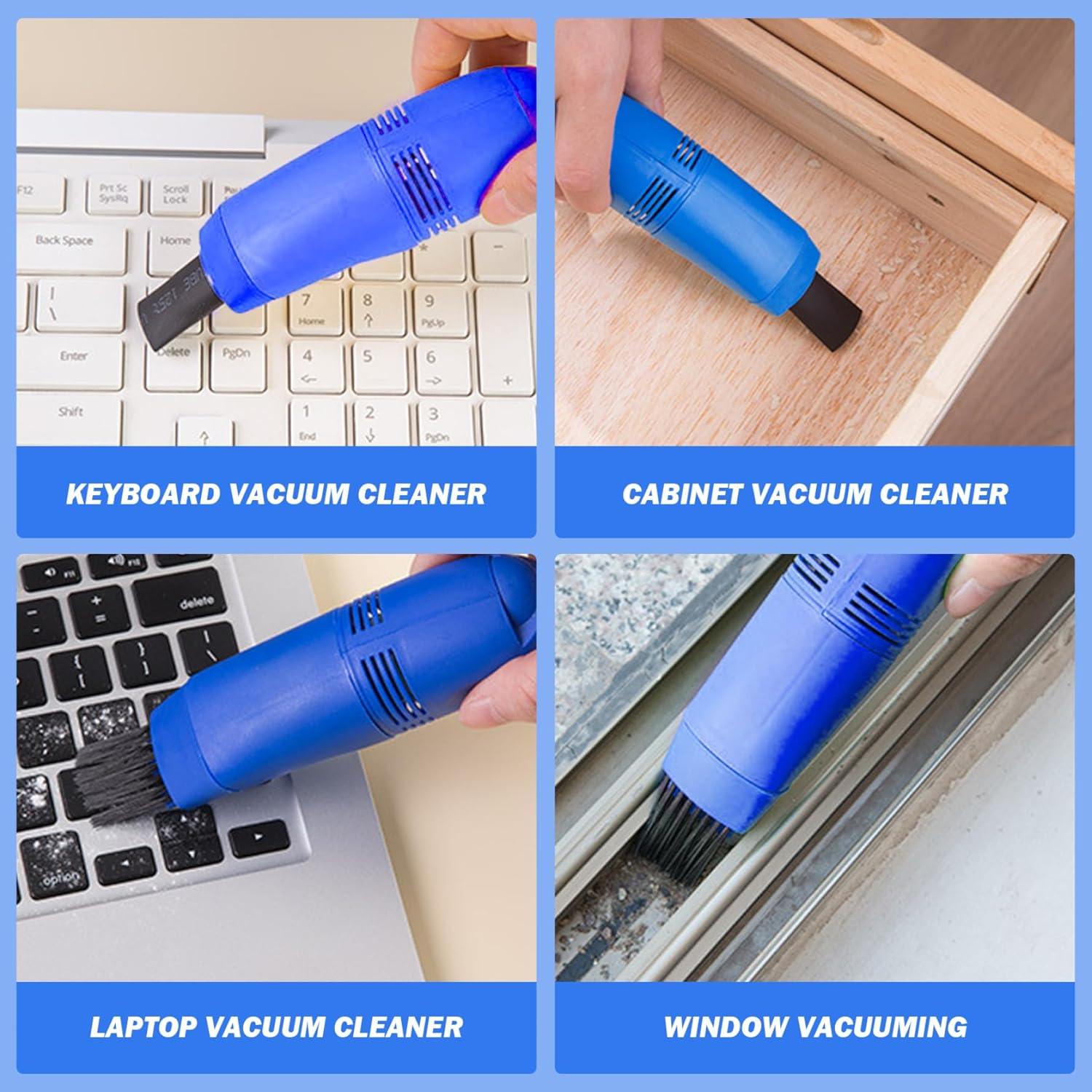 Aspiradora de Teclado Portátil Nirelief USB 10W Azul