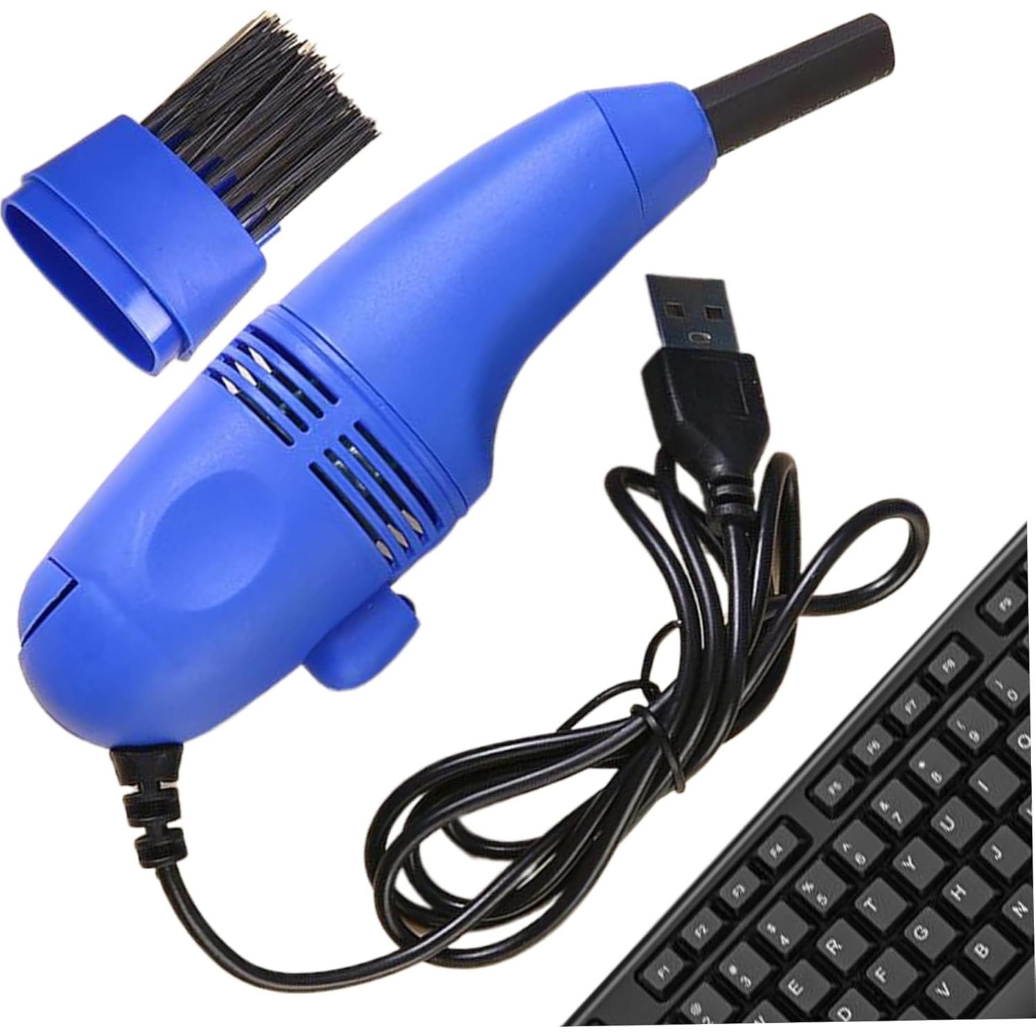 Aspiradora de Teclado Portátil Nirelief USB 10W Azul