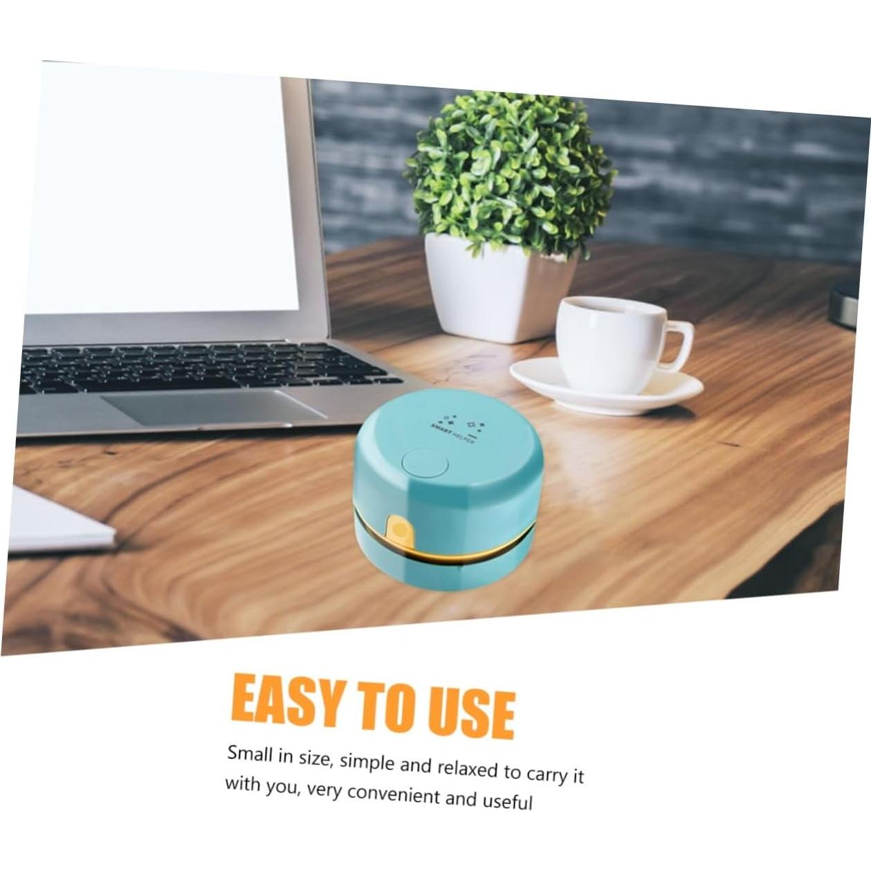 Mini Aspiradora de Escritorio FELTECH ELECTR Verde 8.2x6cm USB