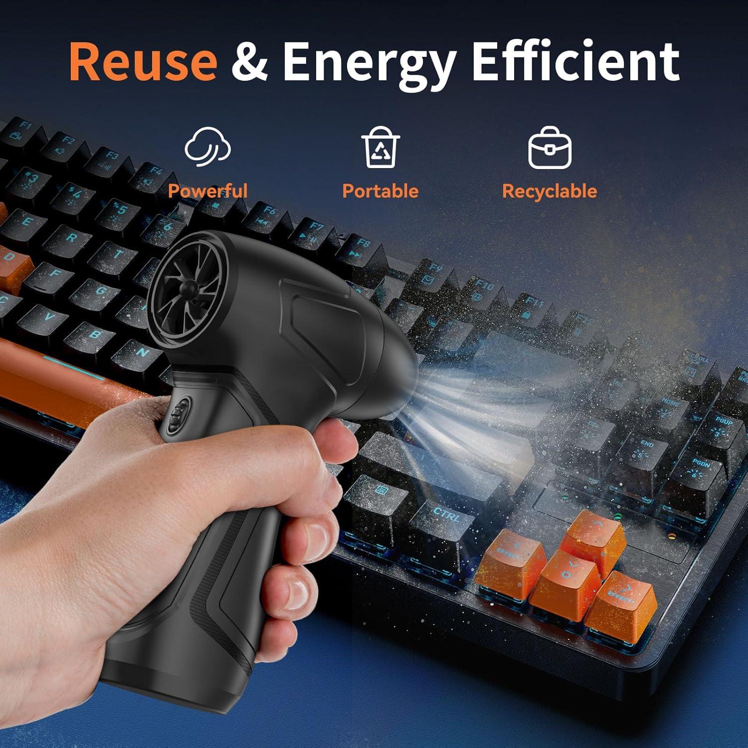 Soplador de Aire Comprimido Recargable PureWellness 2500mAh