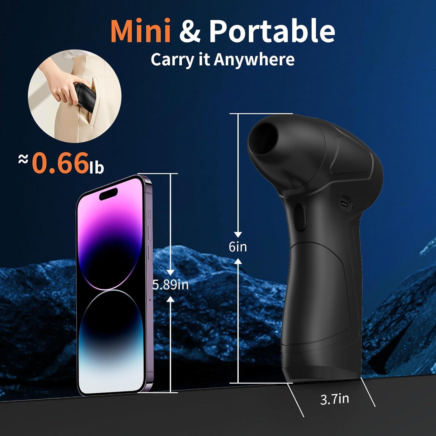 Soplador de Aire Comprimido Recargable PureWellness 2500mAh