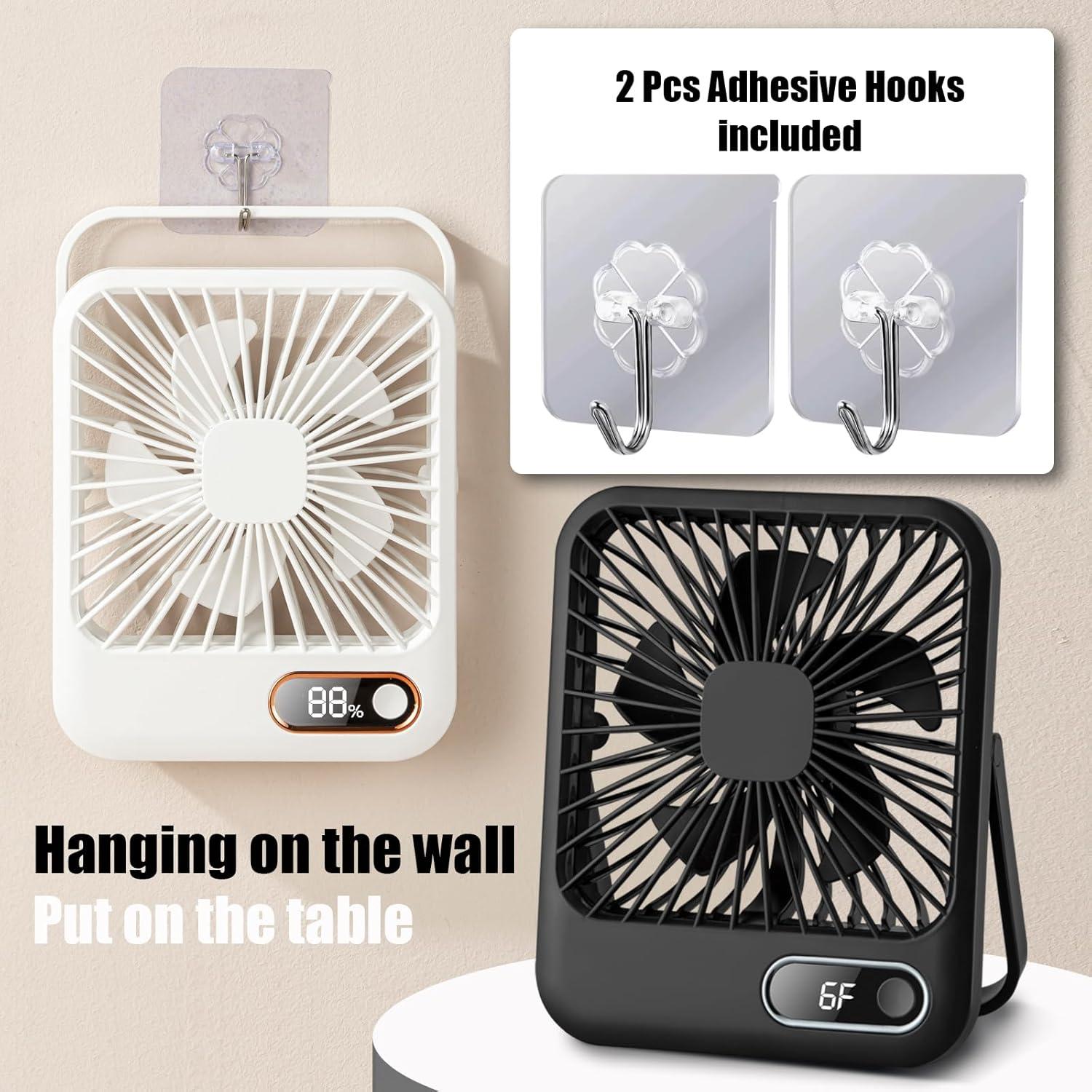 Ventilador portátil recargable Feeniupin FEE-FFK-001 6 velocidades