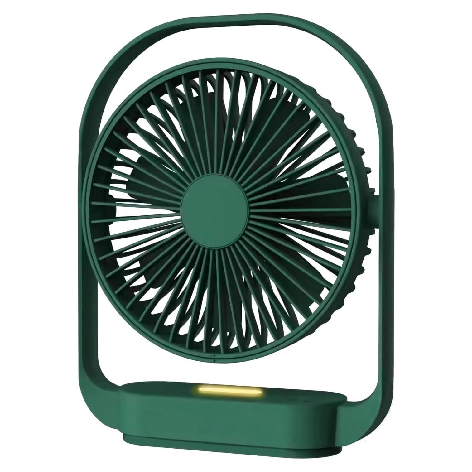 Ventilador de Mesa AceMining LK006 Verde USB 4 Velocidades