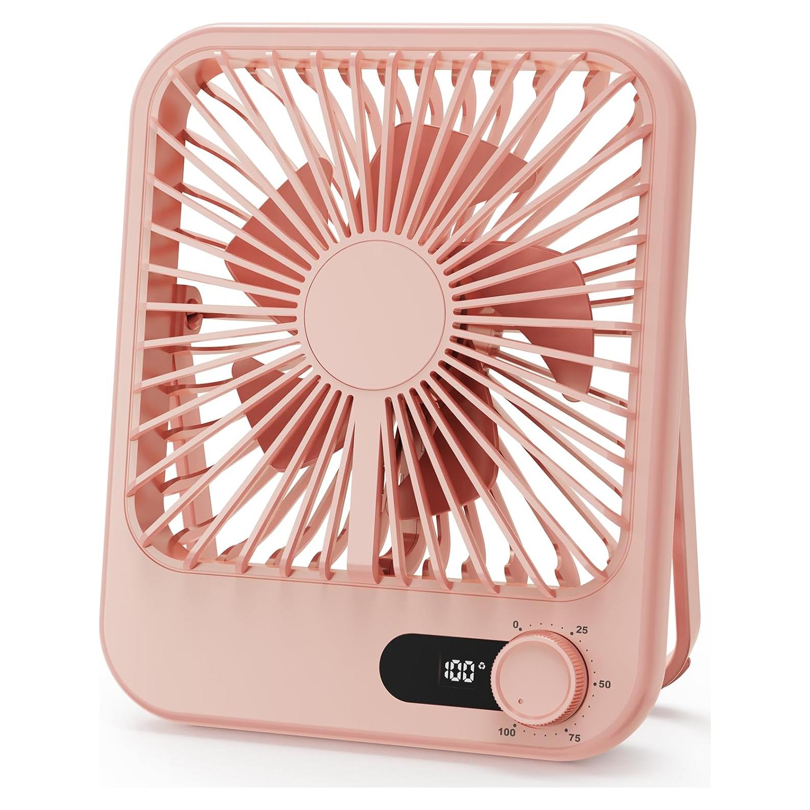 Ventilador de Viaje Portátil Zaardend Rosa 100 Velocidades